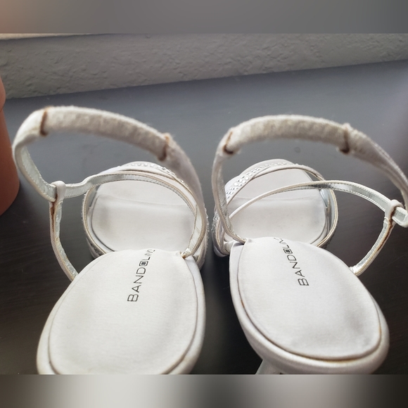 Bandolino Silver high heels sandals - Picture 8 of 9